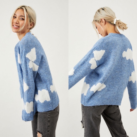 Anthropologie Cassie Cloud Sweater 